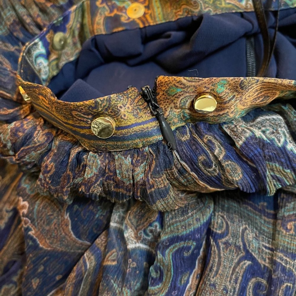 Zimmermann Esplanade Rivet Gown in Paisley - Picture 8 of 12
